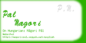 pal magori business card
