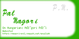 pal magori business card